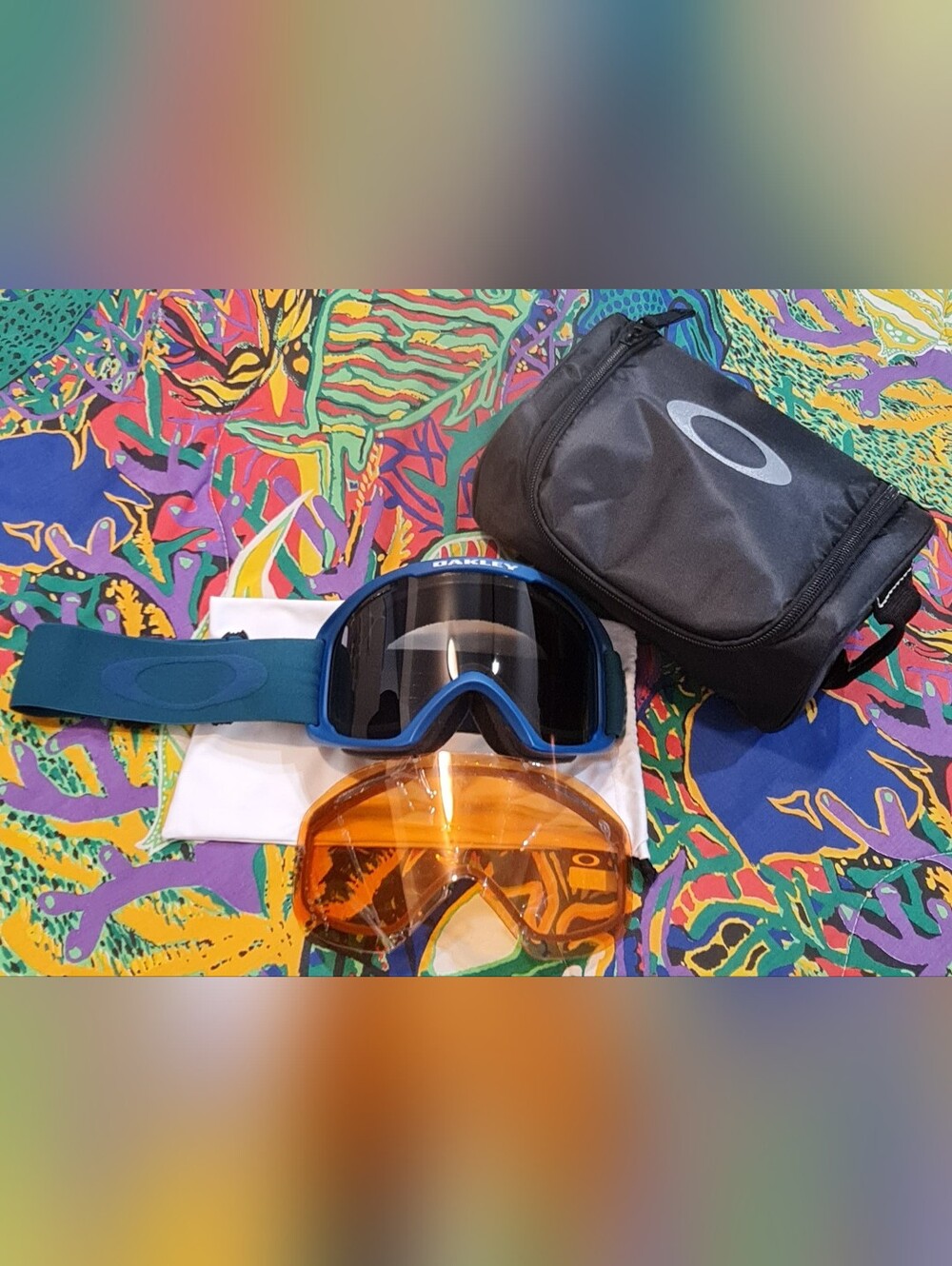 Oakley Target Line Goggles with Amber Replacement Lens